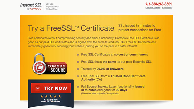 Comodo Free SSL